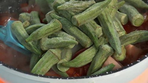 рагу из бамии с фетой