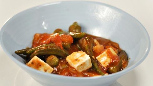 рагу из бамии с фетой