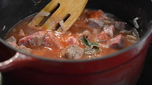 рагу из говядины с овощами