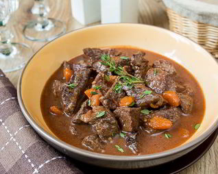 Рагу из говядины в пиве