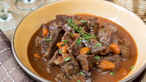 рагу из говядины в пиве