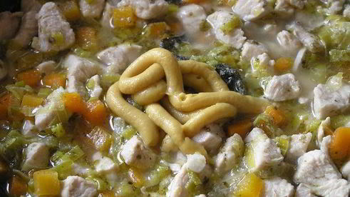 рагу из индейки с луком-пореем