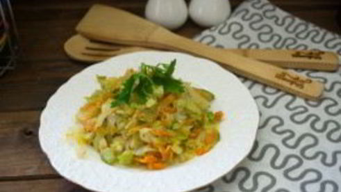 рагу из кабачков и капусты