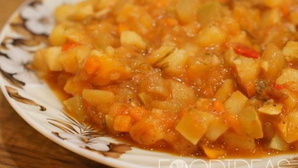 Рецепт Рагу из картошки с кабачками