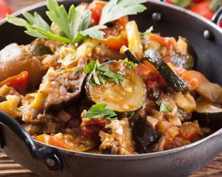 Рагу из овощей с яблоками