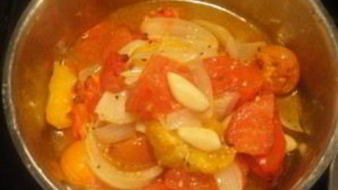 рагу из помидоров