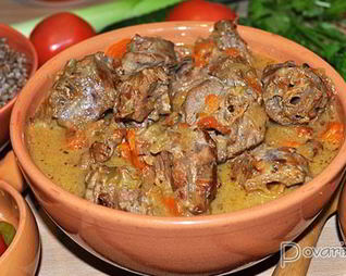 Рагу из телячьих хвостов