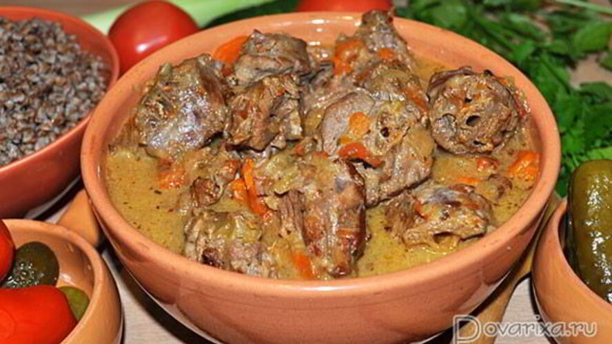 Рецепт рагу из телячьих хвостов