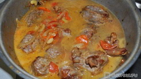 рагу из телячьих хвостов