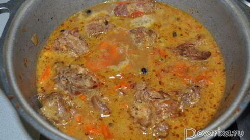 рагу из телячьих хвостов