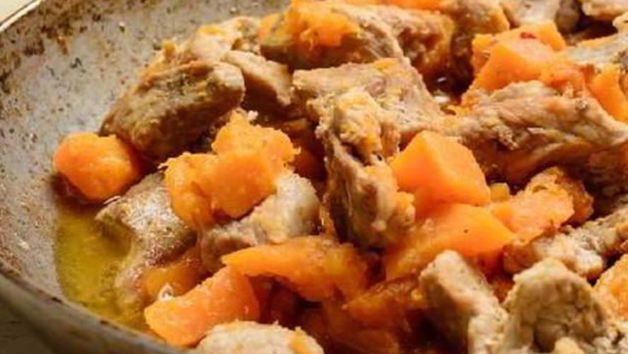 Рецепт рагу из телятины и тыквы