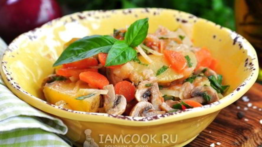 Рецепт рагу овощное с капустой и картошкой