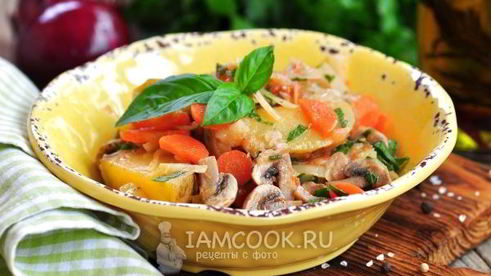 рагу овощное с капустой и картошкой