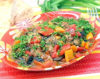 Рагу с баклажанами