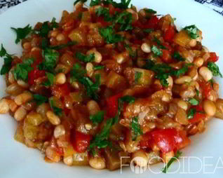 Рагу с фасолью