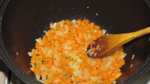 рагу с кабачком и базиликом