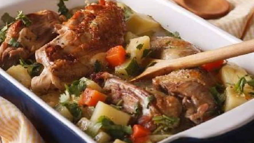 Рецепт рагу с курицей