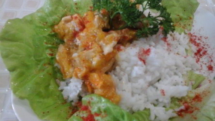 Рецепт солнечное рагу с курицей, тыквой и сливами