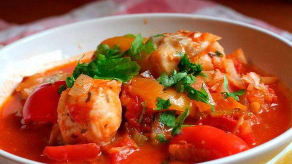 Рецепт Вкусное рагу из овощей с куриным филе