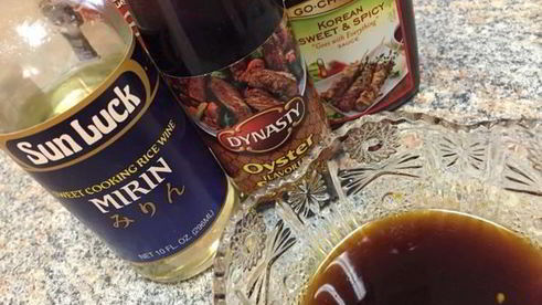 рисовая лапша с грибами по-тайски