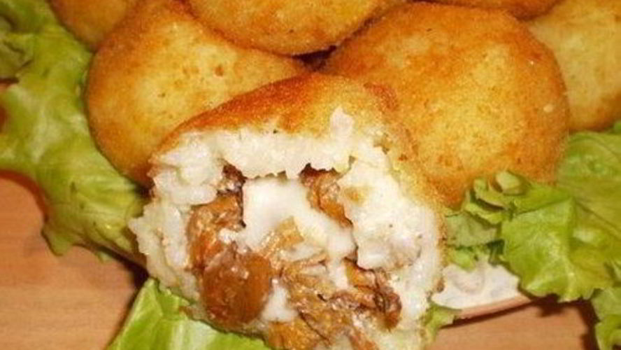 Рецепт рисовые аранчини с начинкой