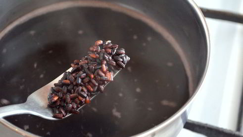 черное ризотто