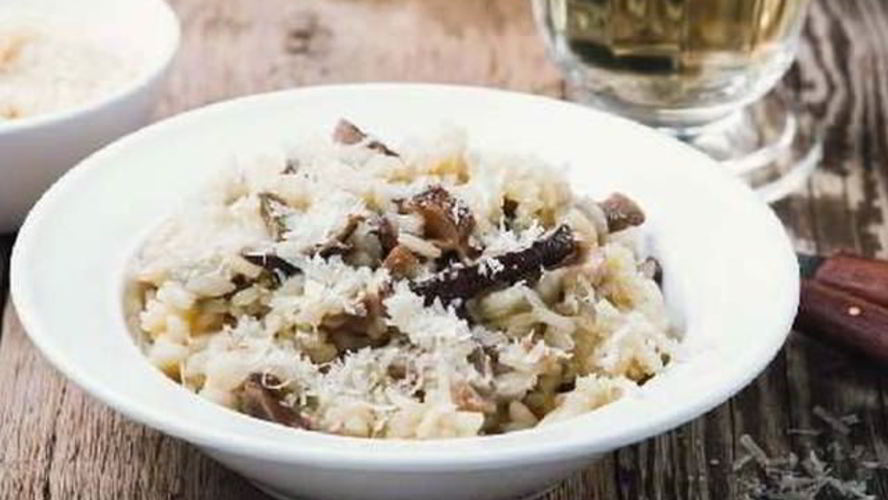 Рецепт душистое ризотто с грибами