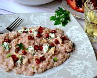 Гранатовое ризотто