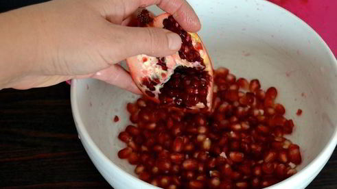 гранатовое ризотто