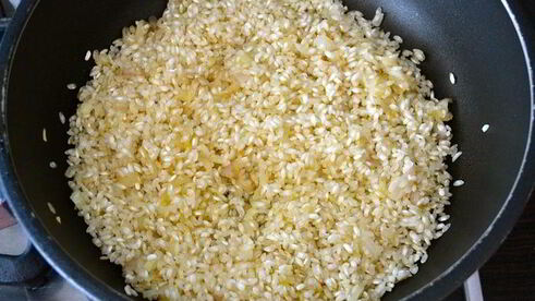 гранатовое ризотто