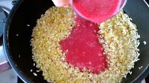 гранатовое ризотто