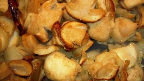 гречневое ризотто с белыми грибами