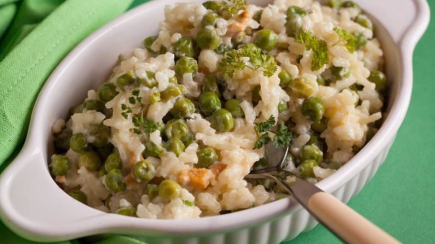 Рецепт ризи е бизи — ризотто с зеленым горошком