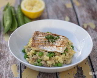 Ризотто и треска