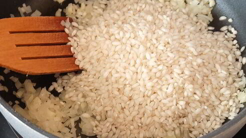 ризоттo porto venere с морепродуктами