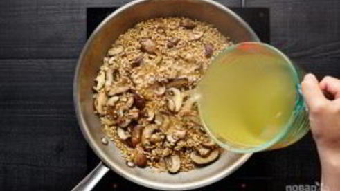 ризотто с белым вином и пармезаном