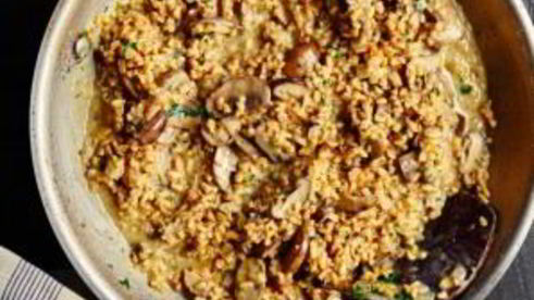 ризотто с белым вином и пармезаном