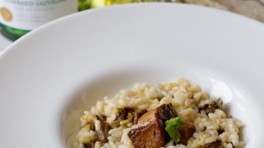 Рецепт ризотто с белыми грибами