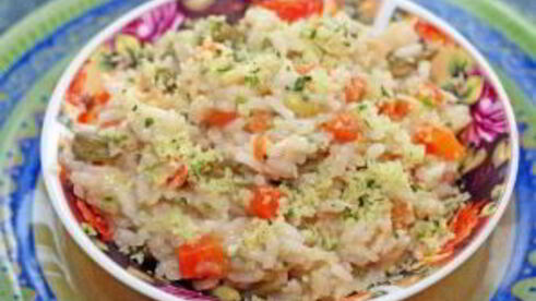 ризотто с фасолью