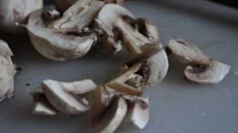 ризотто с грибами и курицей