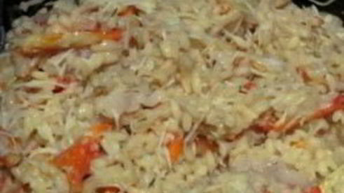ризотто с крабом