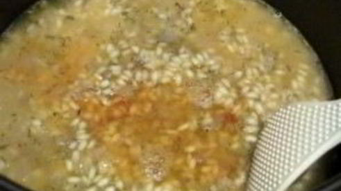 ризотто с крабом