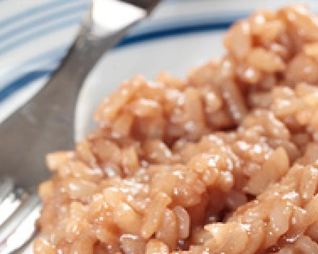 Ризотто с красным вином