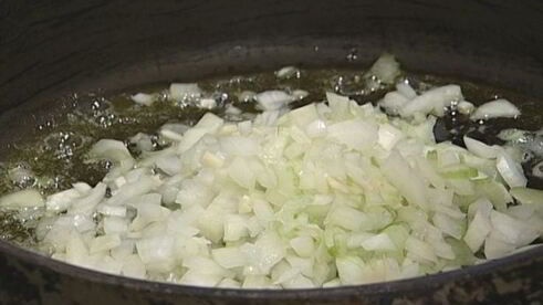 ризотто с куриной печенкой