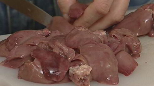 ризотто с куриной печенкой