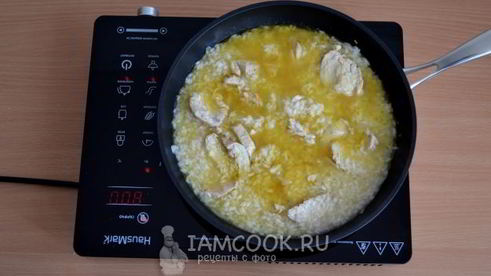 ризотто с курицей