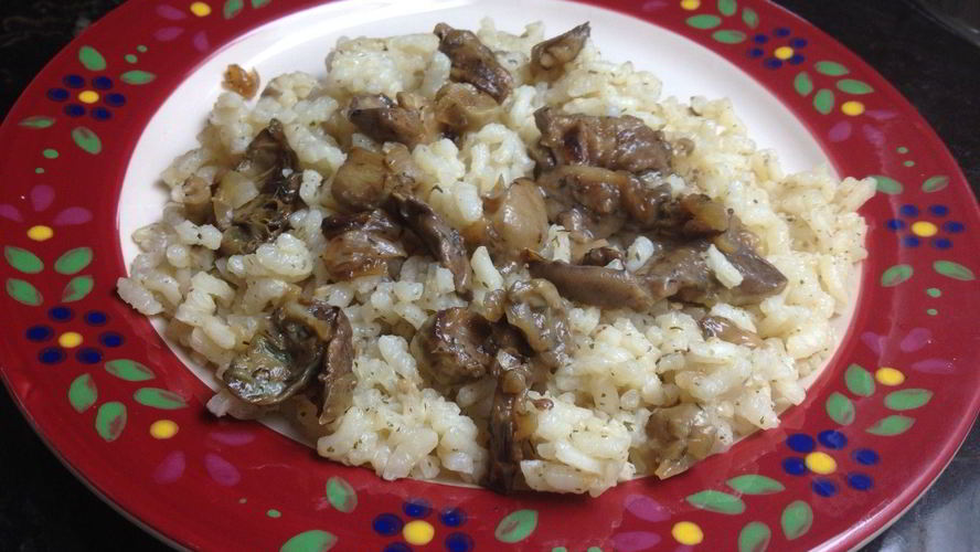 Рецепт ризотто с лесными грибами