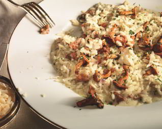 Ризотто с лисичками