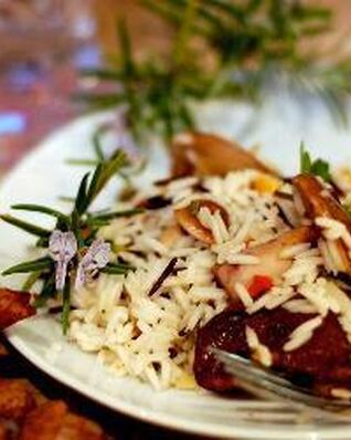 Ризотто с маслятами