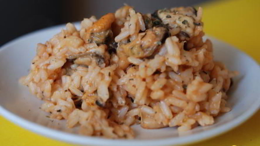 Рецепт ризотто с морепродуктами